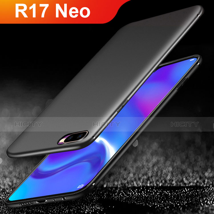 Coque Ultra Fine Silicone Souple pour Oppo R17 Neo Noir Plus
