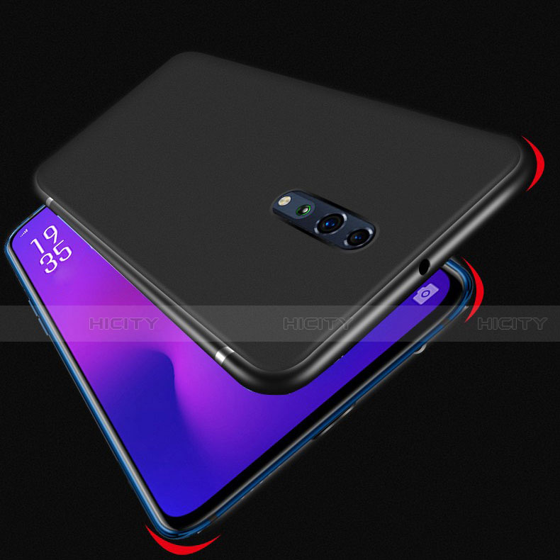 Coque Ultra Fine Silicone Souple pour Oppo Reno Z Noir Plus