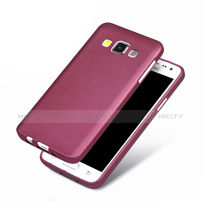 Coque Ultra Fine Silicone Souple pour Samsung Galaxy DS A300G A300H A300M Violet Plus