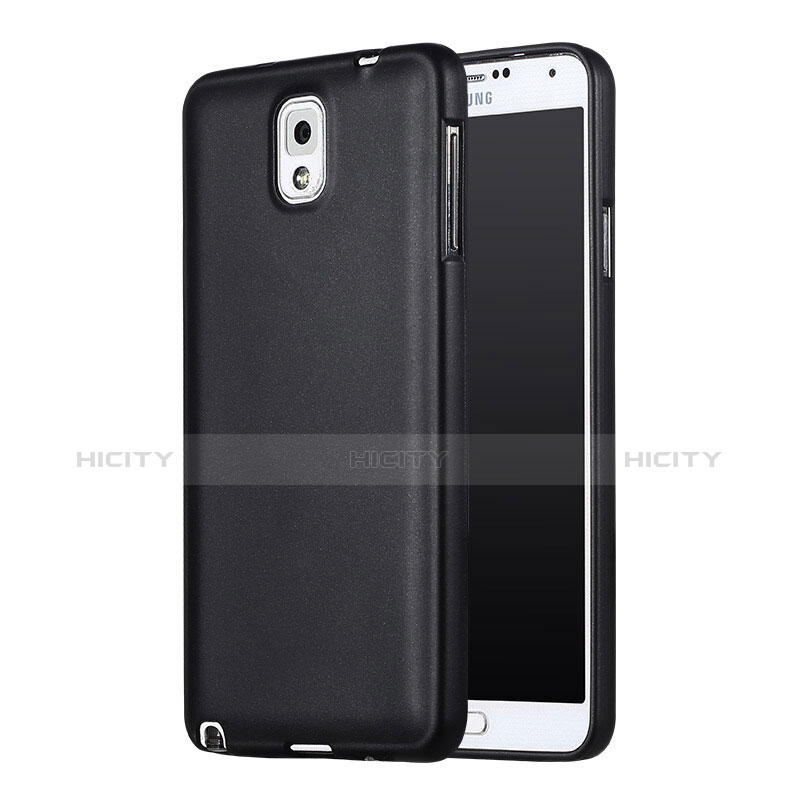 Coque Ultra Fine Silicone Souple pour Samsung Galaxy Note 3 N9000 Noir Plus