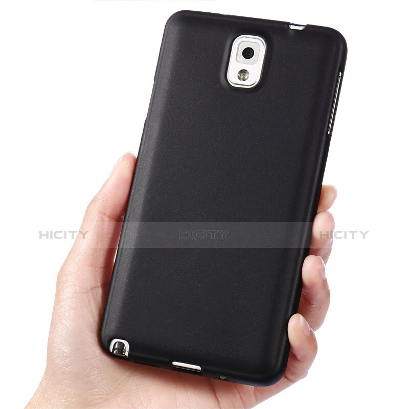 Coque Ultra Fine Silicone Souple pour Samsung Galaxy Note 3 N9000 Noir Plus