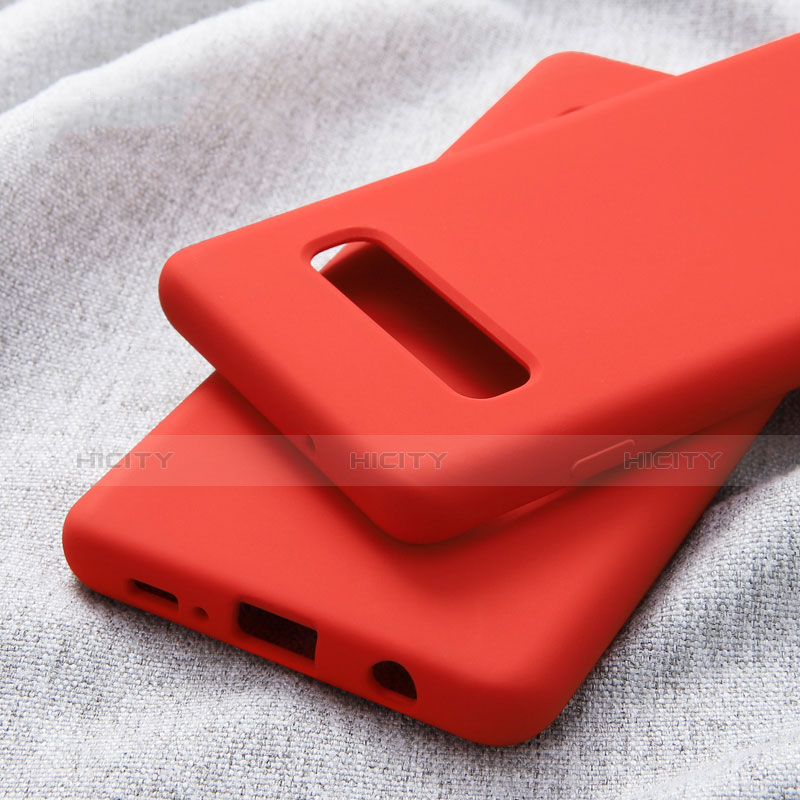 Coque Ultra Fine Silicone Souple pour Samsung Galaxy S10 Plus Rouge Plus