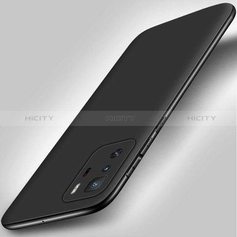 Coque Ultra Fine Silicone Souple pour Xiaomi Redmi Note 10 Pro 5G Noir Plus
