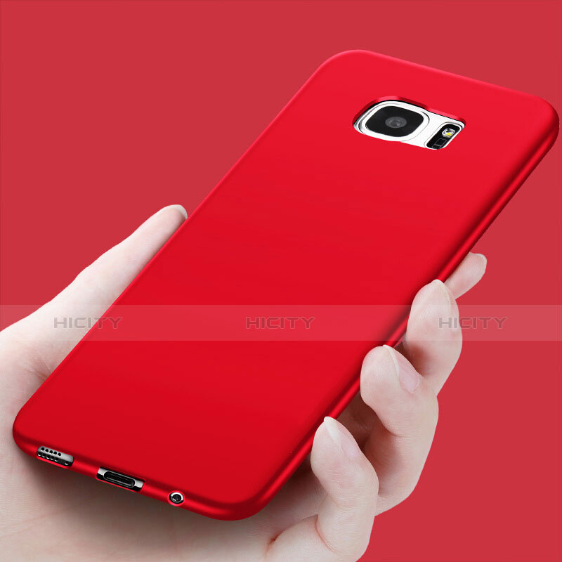 Coque Ultra Fine Silicone Souple R03 pour Samsung Galaxy S7 Edge G935F Rouge Plus