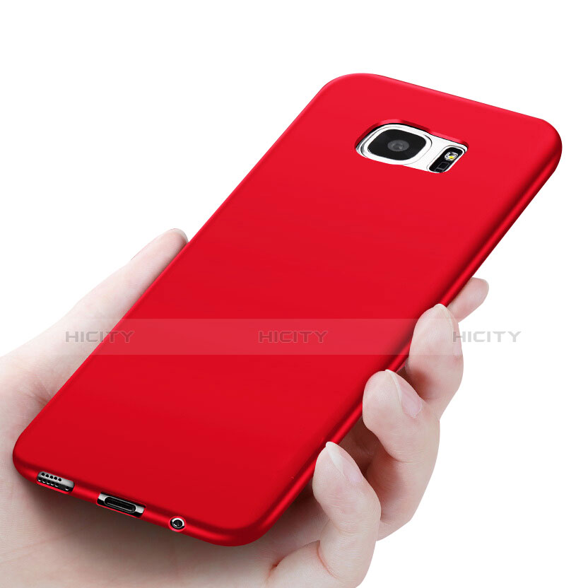 Coque Ultra Fine Silicone Souple R06 pour Samsung Galaxy S7 Edge G935F Rouge Plus