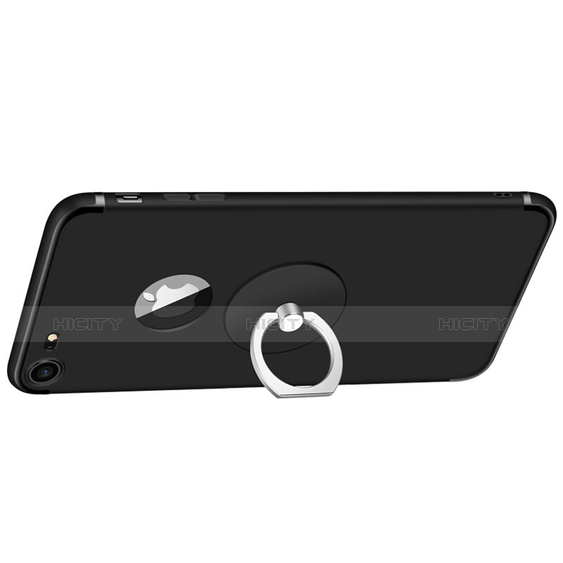 Coque Ultra Fine Silicone Souple S02 pour Apple iPhone 7 Noir Plus