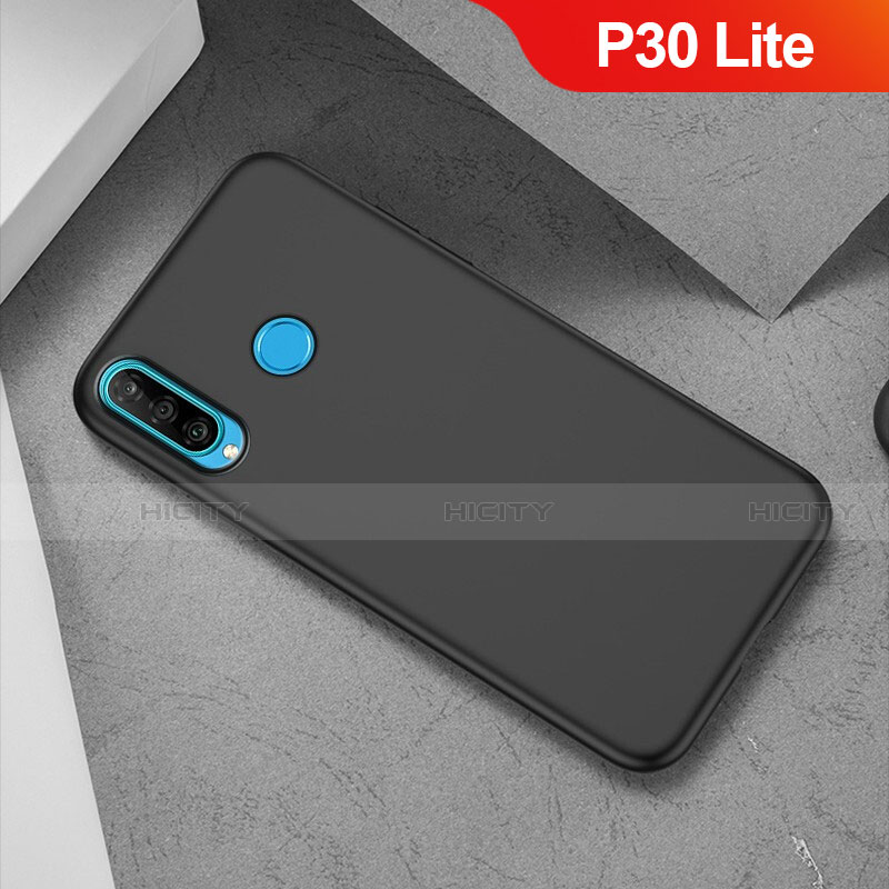 Coque Ultra Fine Silicone Souple S02 pour Huawei P30 Lite XL Noir Plus