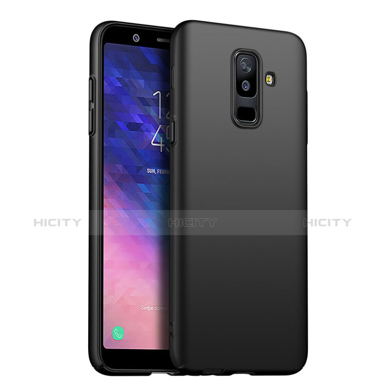 Coque Ultra Fine Silicone Souple S02 pour Samsung Galaxy A6 Plus (2018) Noir Plus