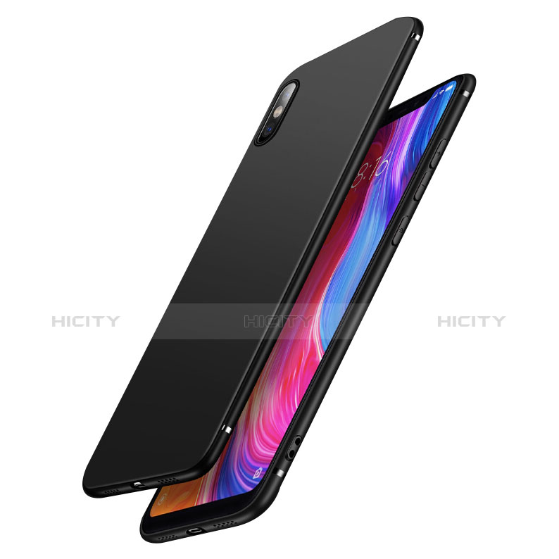 Coque Ultra Fine Silicone Souple S02 pour Xiaomi Mi 8 Screen Fingerprint Edition Noir Plus