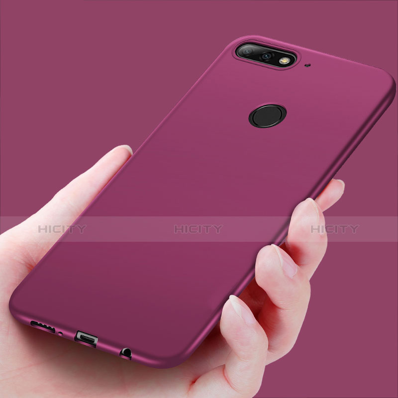 Coque Ultra Fine Silicone Souple S03 pour Huawei Enjoy 8 Violet Plus