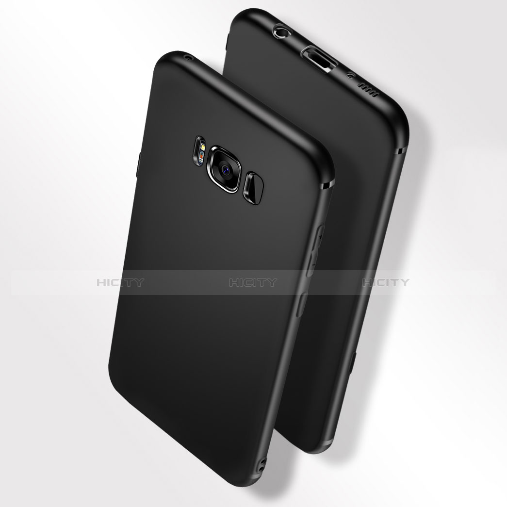 Coque Ultra Fine Silicone Souple S03 pour Samsung Galaxy S8 Noir Plus