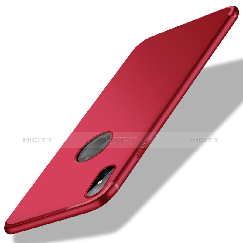 Coque Ultra Fine Silicone Souple S04 pour Apple iPhone X Rouge Plus