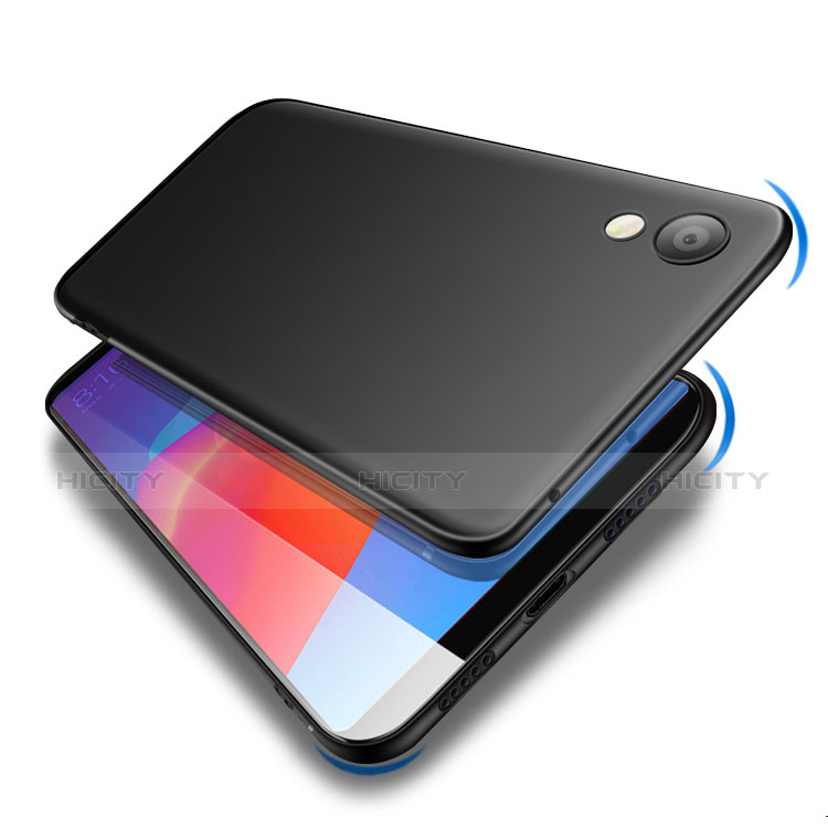 Coque Ultra Fine Silicone Souple S04 pour Huawei Honor 8A Noir Plus