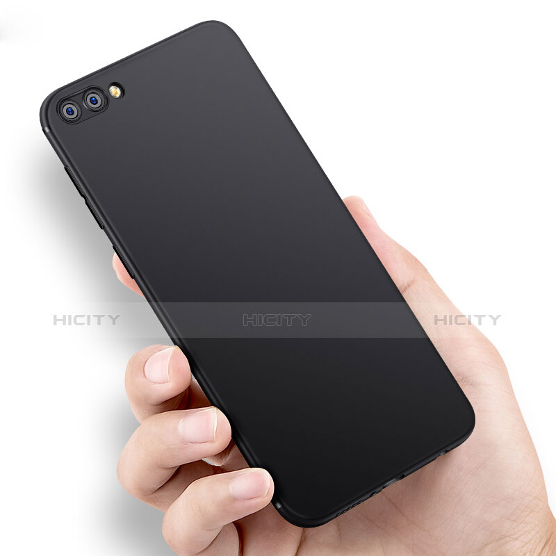 Coque Ultra Fine Silicone Souple S04 pour Huawei Honor View 10 Noir Plus