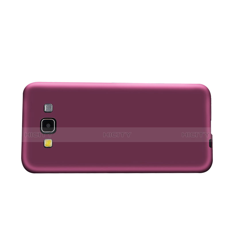 Coque Ultra Fine Silicone Souple S04 pour Samsung Galaxy A7 Duos SM-A700F A700FD Violet Plus