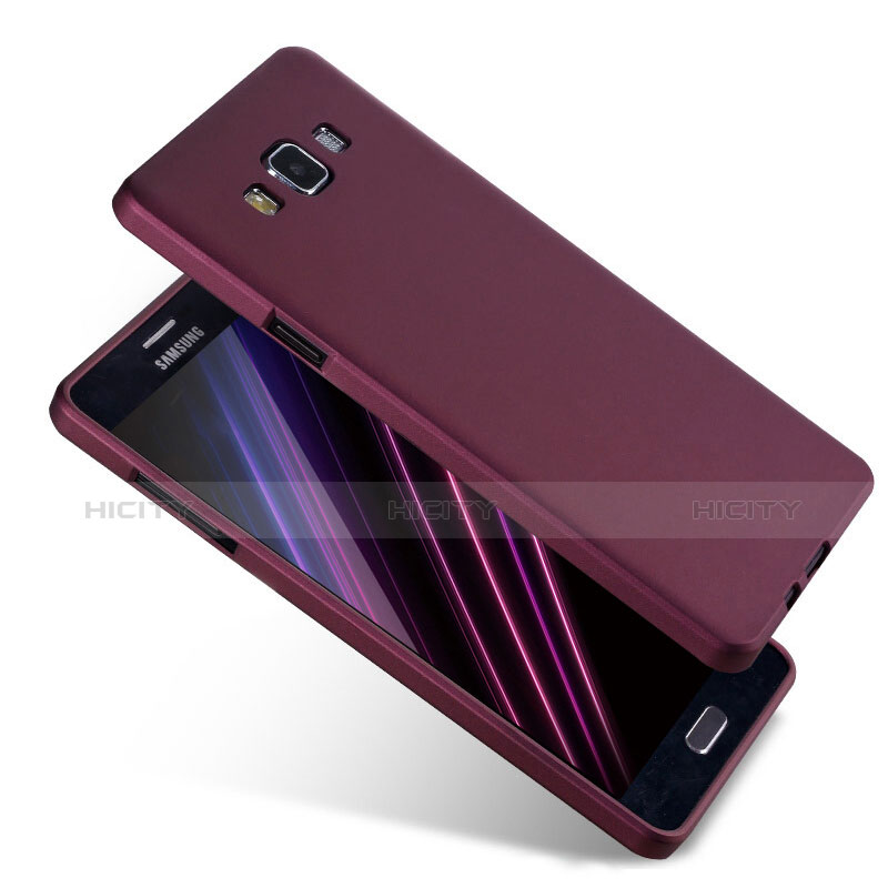 Coque Ultra Fine Silicone Souple S04 pour Samsung Galaxy A7 SM-A700 Violet Plus