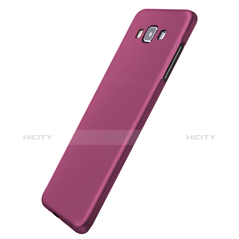 Coque Ultra Fine Silicone Souple S04 pour Samsung Galaxy A7 SM-A700 Violet Plus