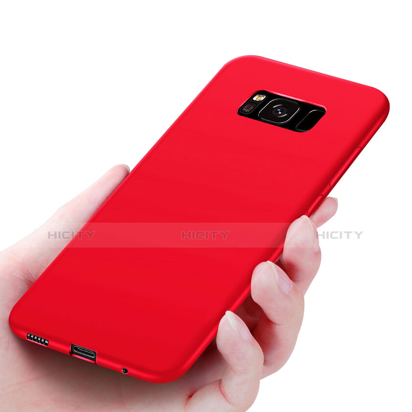 Coque Ultra Fine Silicone Souple S06 pour Samsung Galaxy S8 Rouge Plus