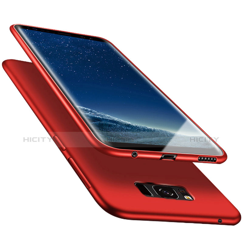 Coque Ultra Fine Silicone Souple S06 pour Samsung Galaxy S8 Rouge Plus