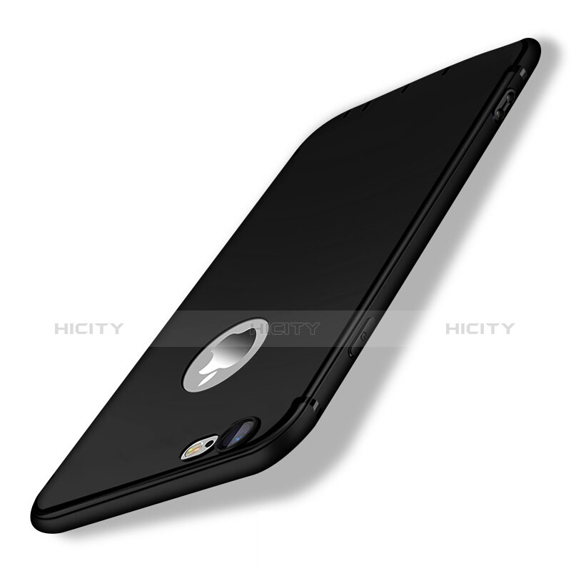 Coque Ultra Fine Silicone Souple S07 pour Apple iPhone 7 Noir Plus