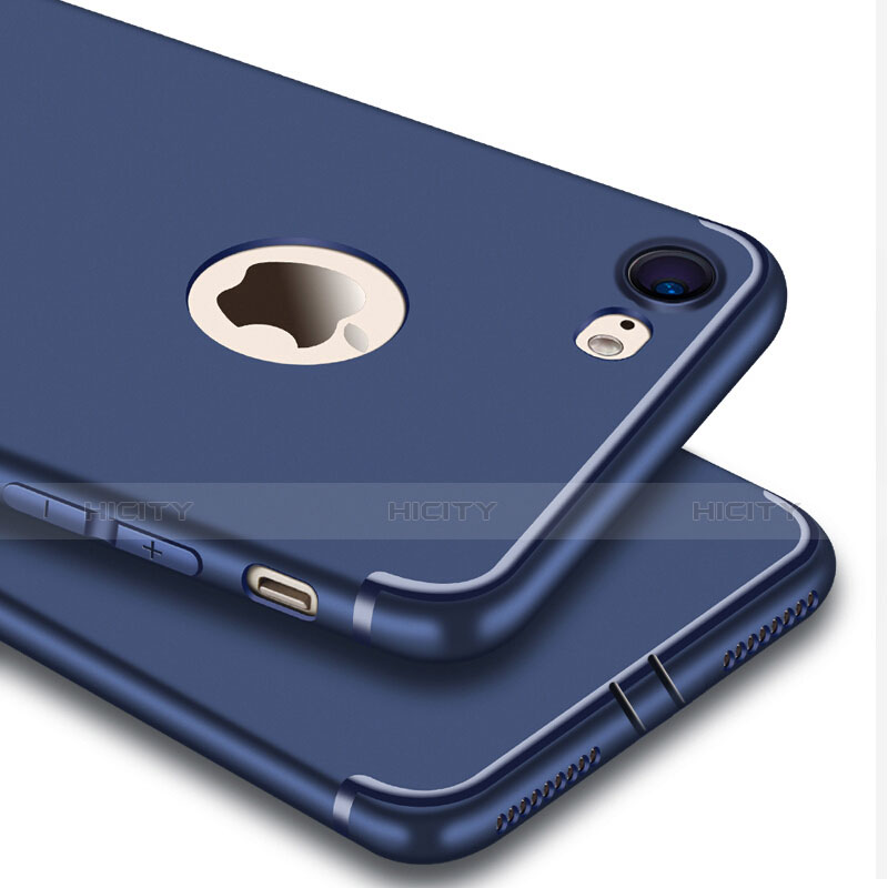 Coque Ultra Fine Silicone Souple S07 pour Apple iPhone 8 Bleu Plus