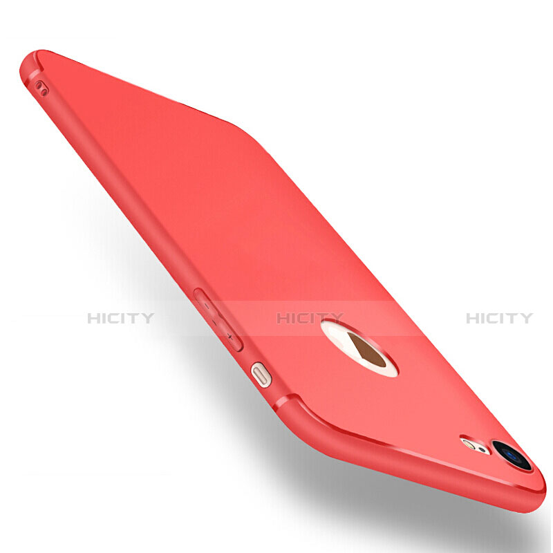 Coque Ultra Fine Silicone Souple S07 pour Apple iPhone SE (2020) Rouge Plus