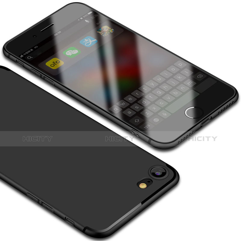 Coque Ultra Fine Silicone Souple S08 pour Apple iPhone 8 Noir Plus