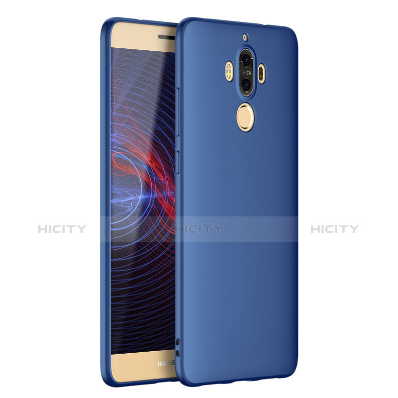 Coque Ultra Fine Silicone Souple S08 pour Huawei Mate 9 Bleu Plus