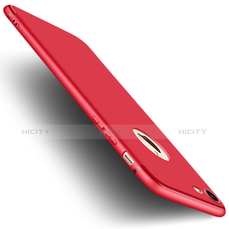 Coque Ultra Fine Silicone Souple S09 pour Apple iPhone 8 Rouge Plus