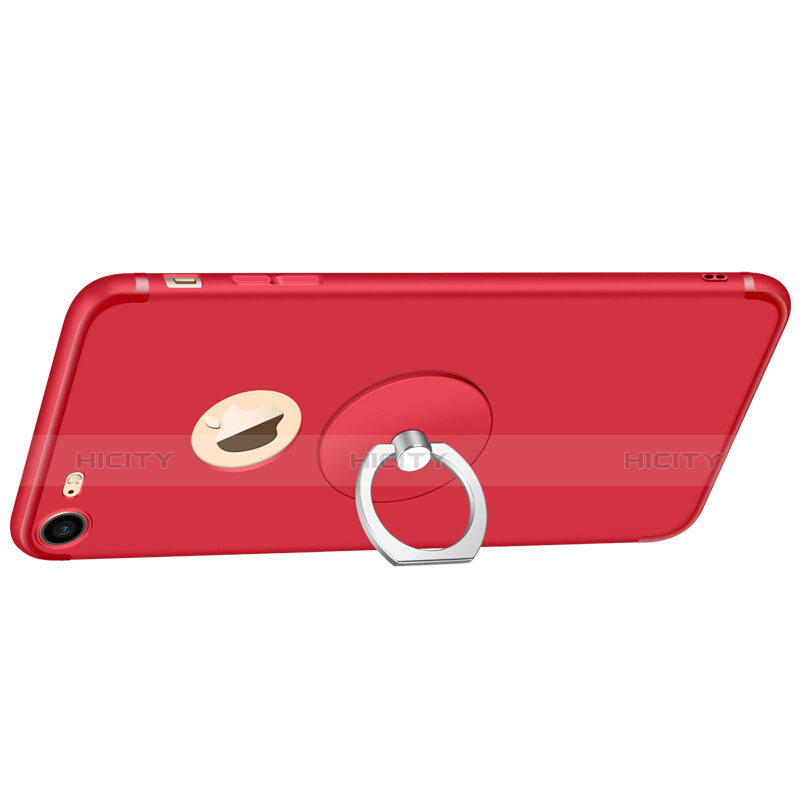 Coque Ultra Fine Silicone Souple S09 pour Apple iPhone 8 Rouge Plus