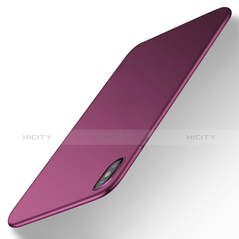 Coque Ultra Fine Silicone Souple S15 pour Apple iPhone Xs Violet Plus