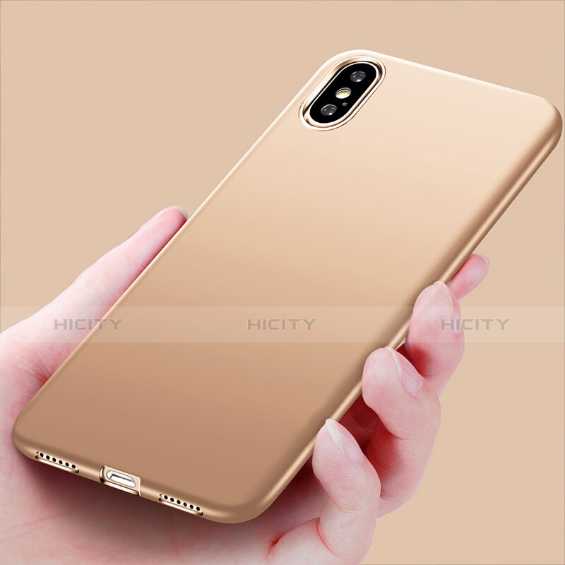 Coque Ultra Fine Silicone Souple S16 pour Apple iPhone Xs Max Or Plus