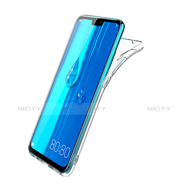 Coque Ultra Fine Silicone Souple Transparente et Protecteur d'Ecran pour Huawei Enjoy 9 Plus Clair Plus