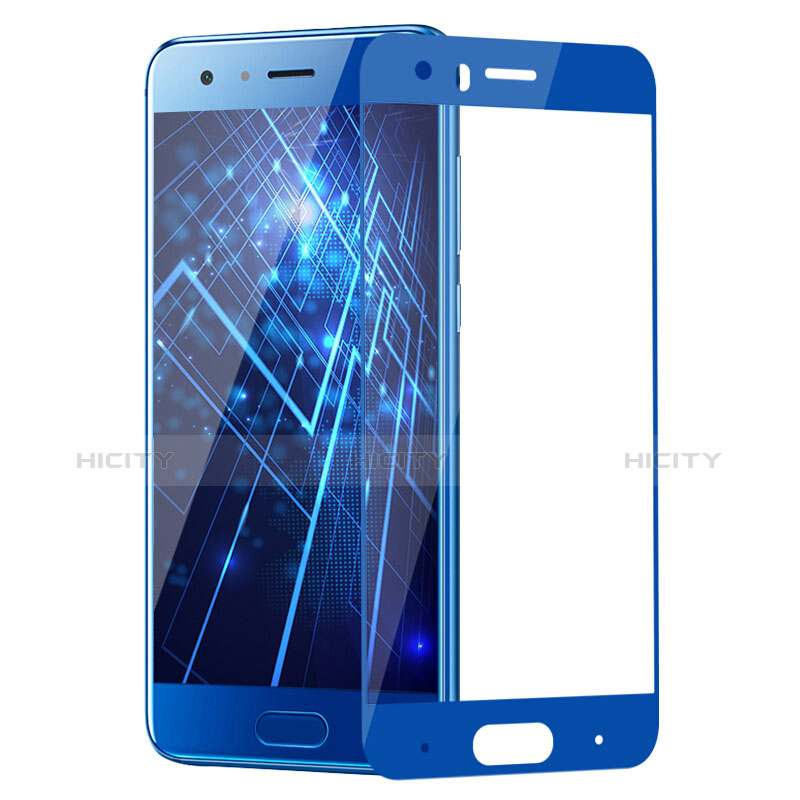 Coque Ultra Fine Silicone Souple Transparente et Protecteur d'Ecran pour Huawei Honor 9 Bleu Plus