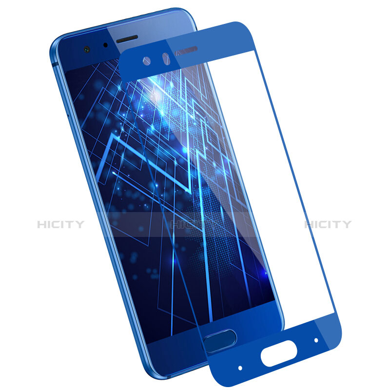 Coque Ultra Fine Silicone Souple Transparente et Protecteur d'Ecran pour Huawei Honor 9 Bleu Plus