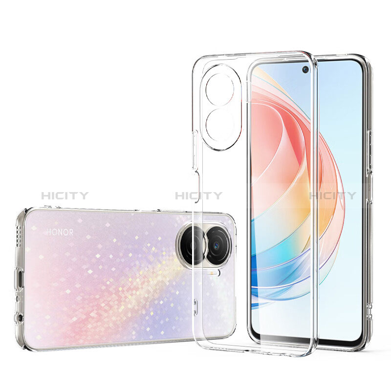 Coque Ultra Fine Silicone Souple Transparente et Protecteur d'Ecran pour Huawei Honor X40i 5G Clair Plus