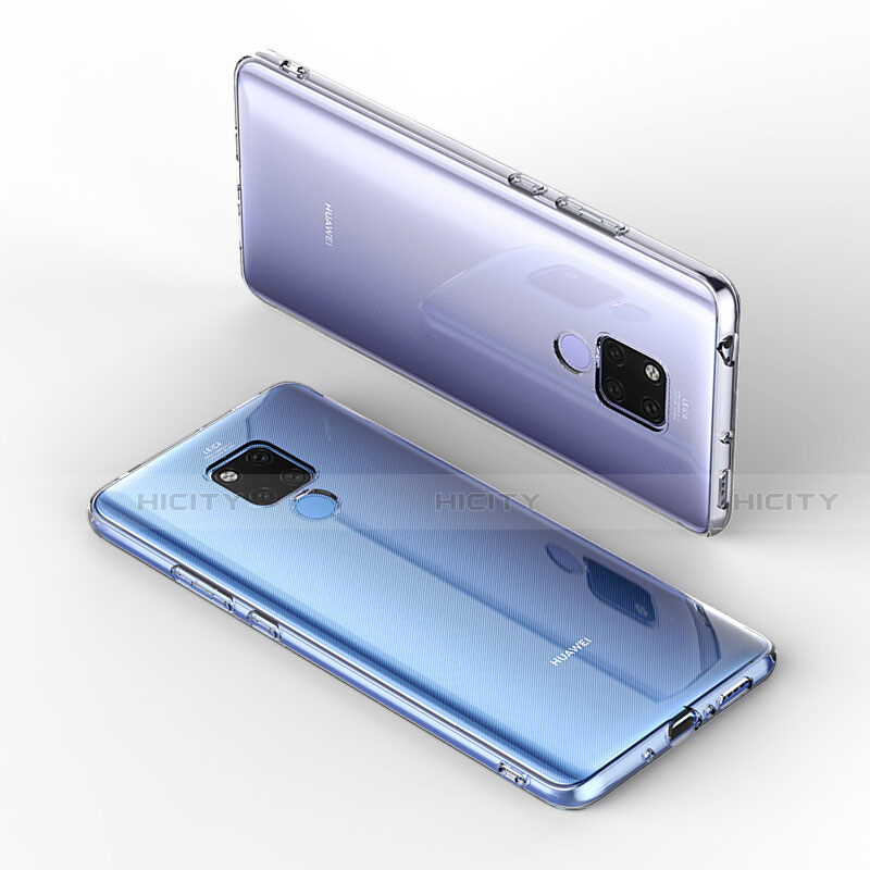 Coque Ultra Fine Silicone Souple Transparente et Protecteur d'Ecran pour Huawei Mate 20 X 5G Clair Plus