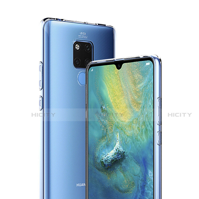 Coque Ultra Fine Silicone Souple Transparente et Protecteur d'Ecran pour Huawei Mate 20 X 5G Clair Plus