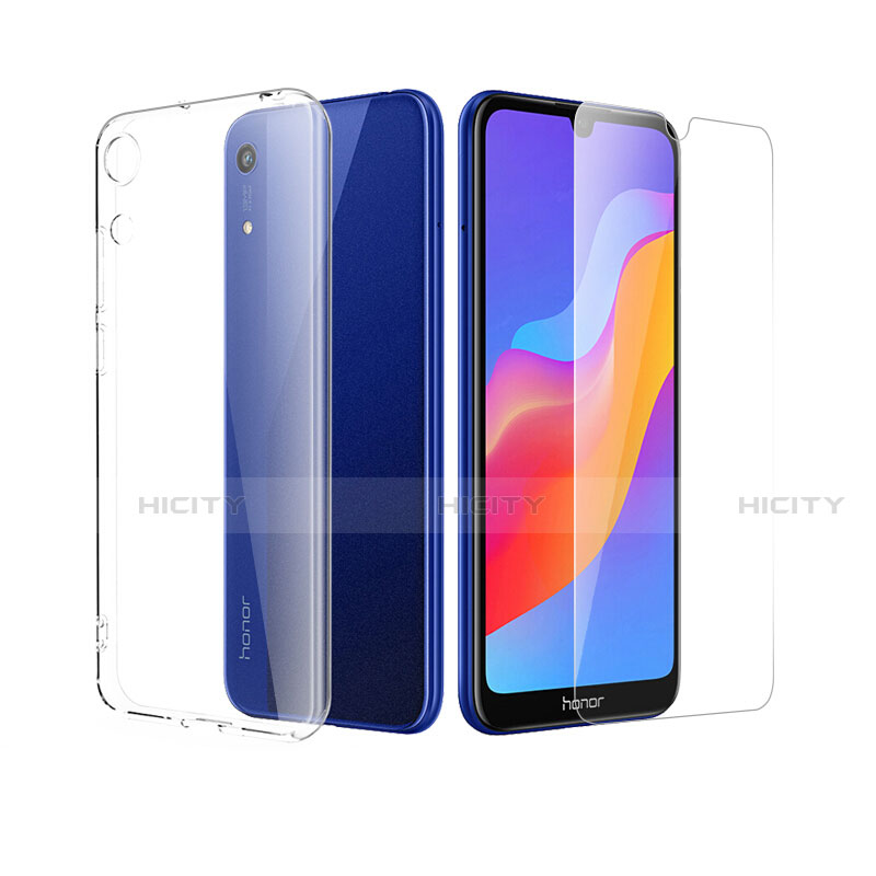 Coque Ultra Fine Silicone Souple Transparente et Protecteur d'Ecran pour Huawei Y6 (2019) Clair Plus