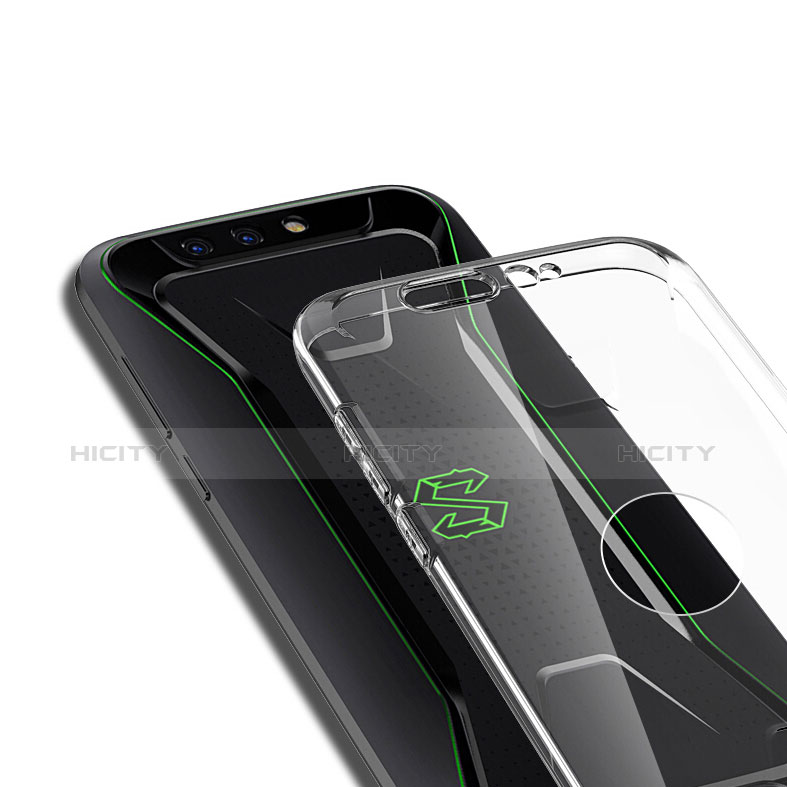 Coque Ultra Fine Silicone Souple Transparente et Protecteur d'Ecran pour Xiaomi Black Shark Clair Plus