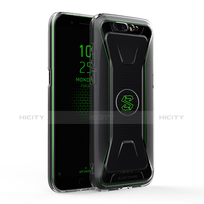 Coque Ultra Fine Silicone Souple Transparente et Protecteur d'Ecran pour Xiaomi Black Shark Clair Plus