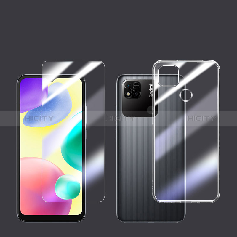 Coque Ultra Fine Silicone Souple Transparente et Protecteur d'Ecran pour Xiaomi POCO C3 Clair Plus