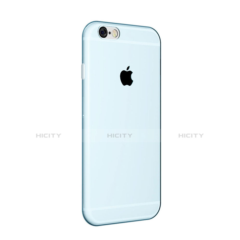 Coque Ultra Fine Silicone Souple Transparente pour Apple iPhone 6 Bleu Plus