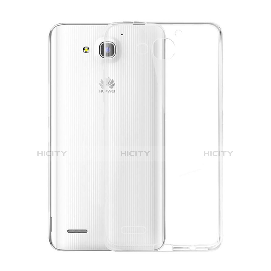 Coque Ultra Fine Silicone Souple Transparente pour Huawei Honor 3X G750 Clair Plus