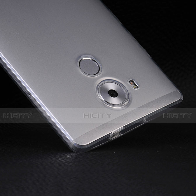 Coque Ultra Fine Silicone Souple Transparente pour Huawei Mate 8 Gris Plus