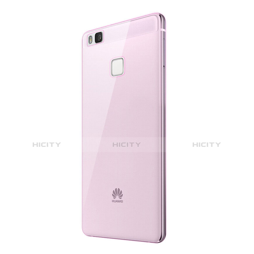 Coque Ultra Fine Silicone Souple Transparente pour Huawei P9 Lite Rose Plus