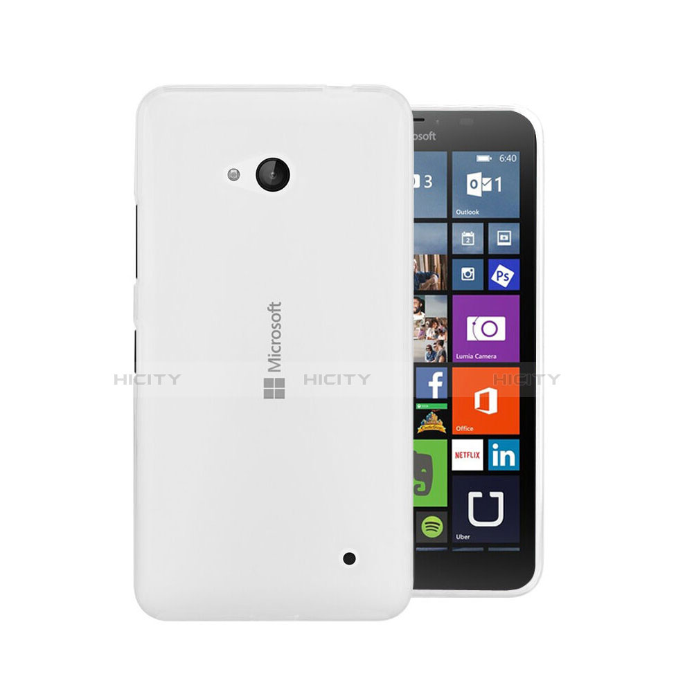 Coque Ultra Fine Silicone Souple Transparente pour Microsoft Lumia 640 Clair Plus