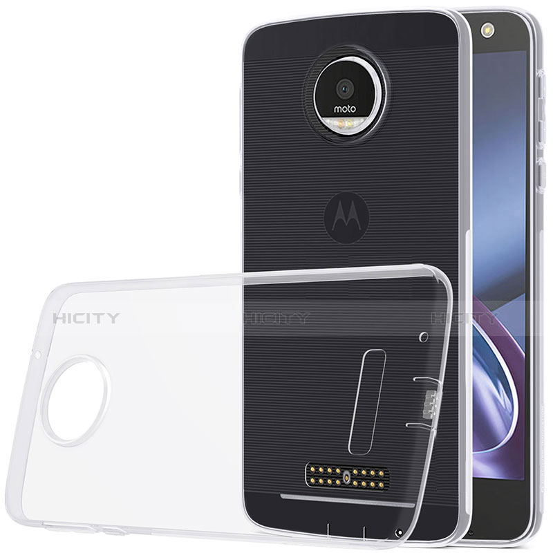 Coque Ultra Fine Silicone Souple Transparente pour Motorola Moto Z Play Clair Plus