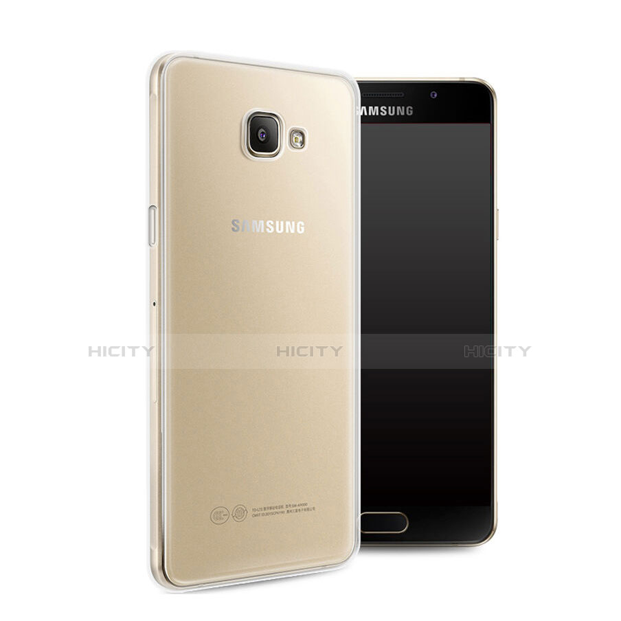 Coque Ultra Fine Silicone Souple Transparente pour Samsung Galaxy A7 (2016) A7100 Blanc Plus