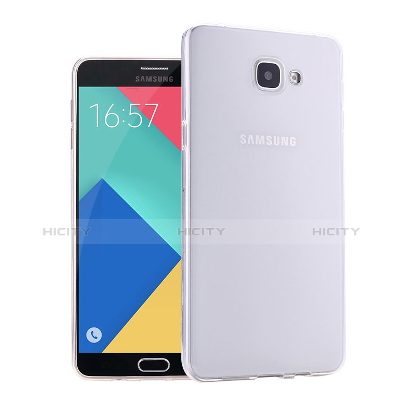 Coque Ultra Fine Silicone Souple Transparente pour Samsung Galaxy A9 (2016) A9000 Blanc Plus